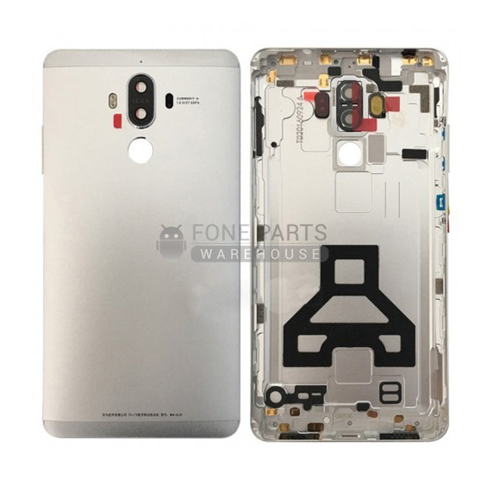 For Huawei mate 9 Replacement Back Housing Cover with Fingerprint Flex Cable [Silver]