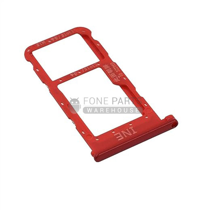 For Huawei Nova 3i/ P Smart Plus Replacement Sim Card Tray [Coral Red]