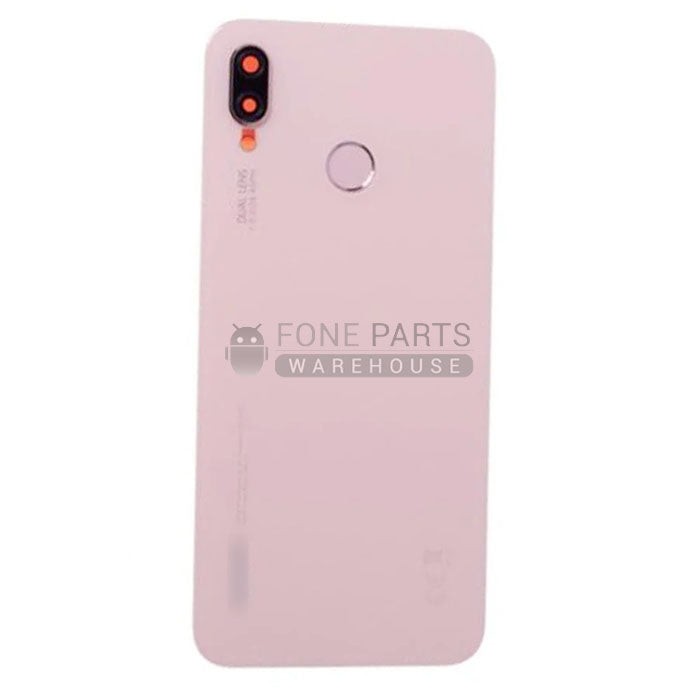 For Huawei P20 Lite/Nova 3e Replacement Battery Back Cover [Pink]