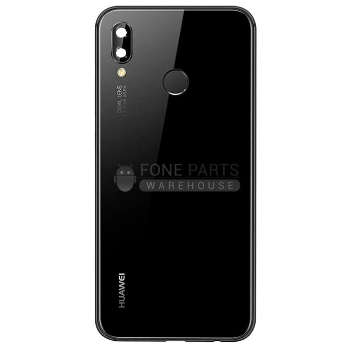 For Huawei P20 Lite/Nova 3e Replacement Battery Back Cover [Black]