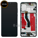 For Huawei P20 Pro Lcd screen Digitizer and Frame With Fingerprint in (Silver) (Refurbished)