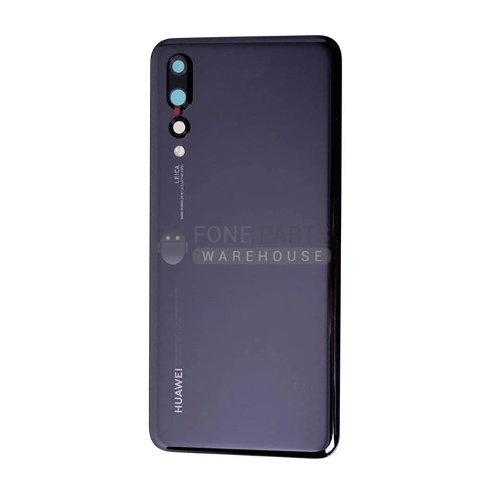 For Huawei P20 Pro Replacement Battery Back Cover Camera Lens [Black]