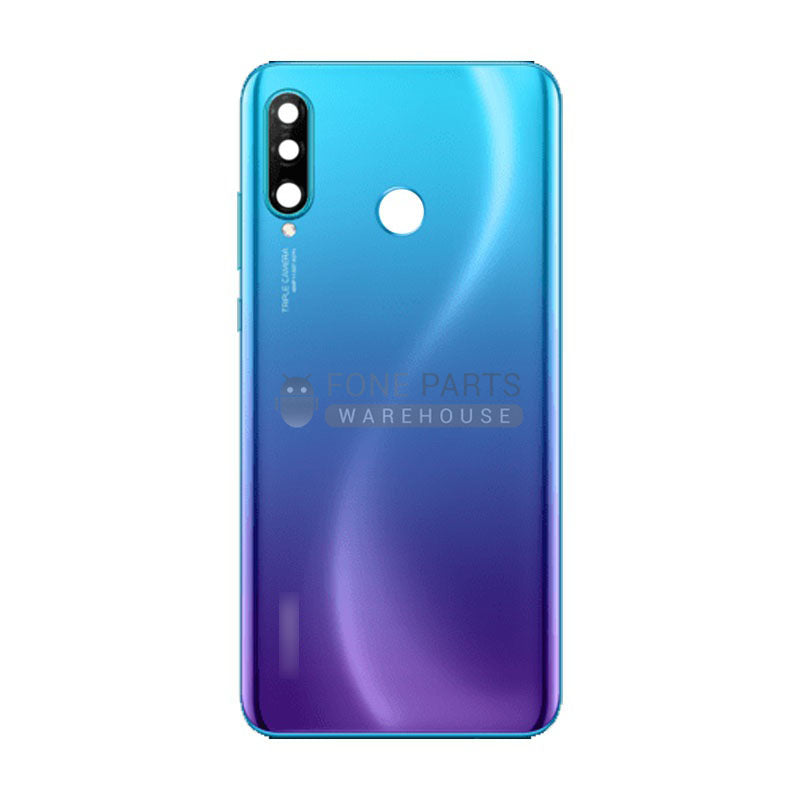 For Huawei P30 Lite Replacements Battery Back Cover With Lens (24 MP) [Blue]