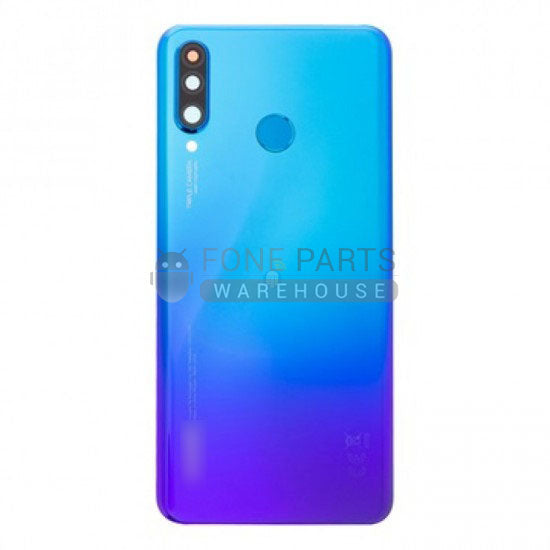 For Huawei P30 Lite Replacements Battery Back Cover With Lens (48 MP) [Blue]