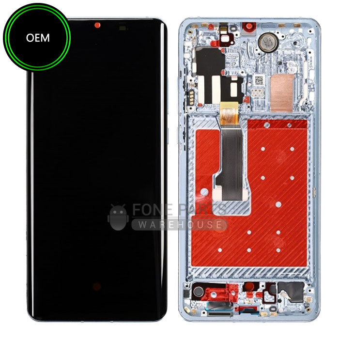 For Huawei P30 Pro Replacements LCD Screen Digitizer With Frame (OEM) [Breathing Crystal]