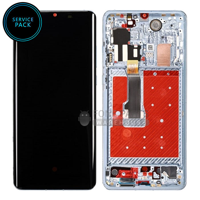 For Huawei P30 Pro Replacements LCD Screen Digitizer With Frame (Service Pack) [Breathing Crystal]