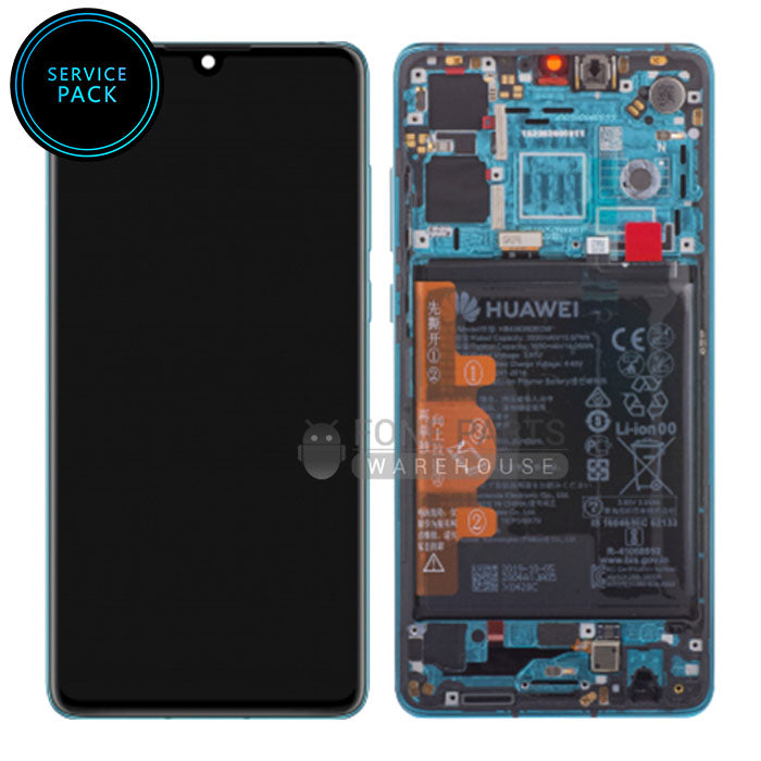 For Huawei P30 Replacements LCD Screen Digitizer With Frame Service Pack [Breathing Crystal]