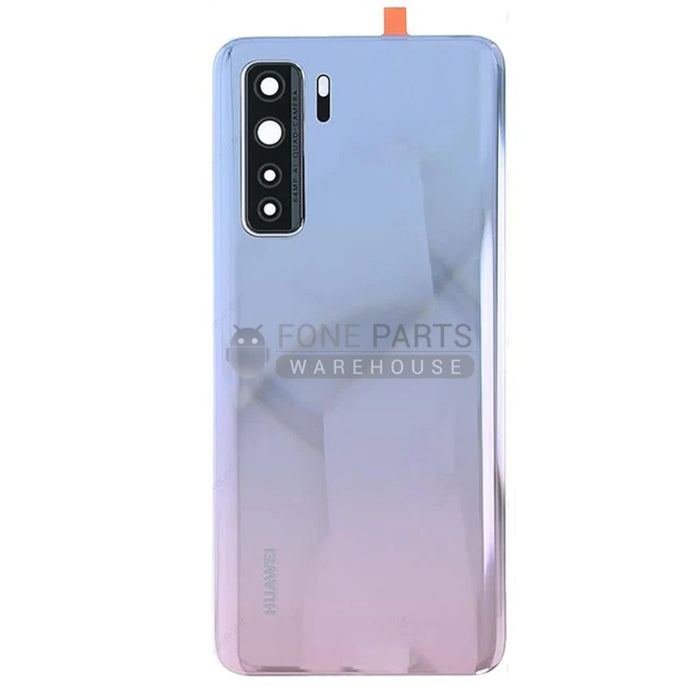 For P40 LITE (5G) Battery Back Cover Camera Lens [Space Silver]