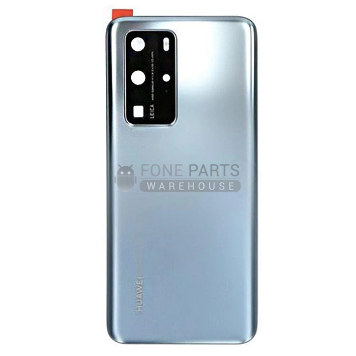 For P40 Pro Battery Back Cover Camera Lens [Black]