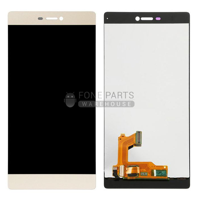 For Huawei P8 /P8 Ascend Lcd Screen with Touch Digitizer in [Gold]