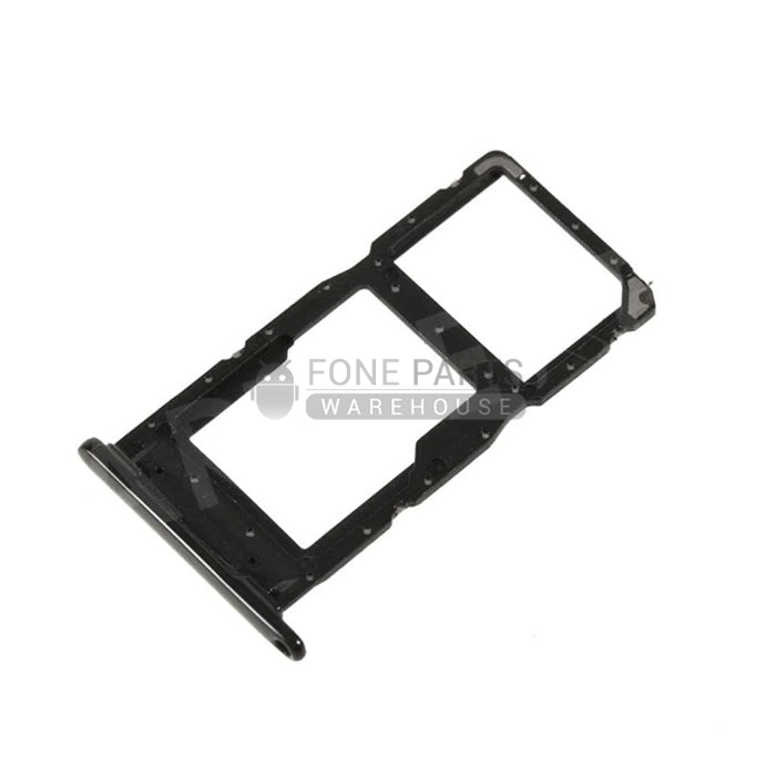 For Huawei P Smart (2019) Replacement Sim Card Tray Holder [Black]