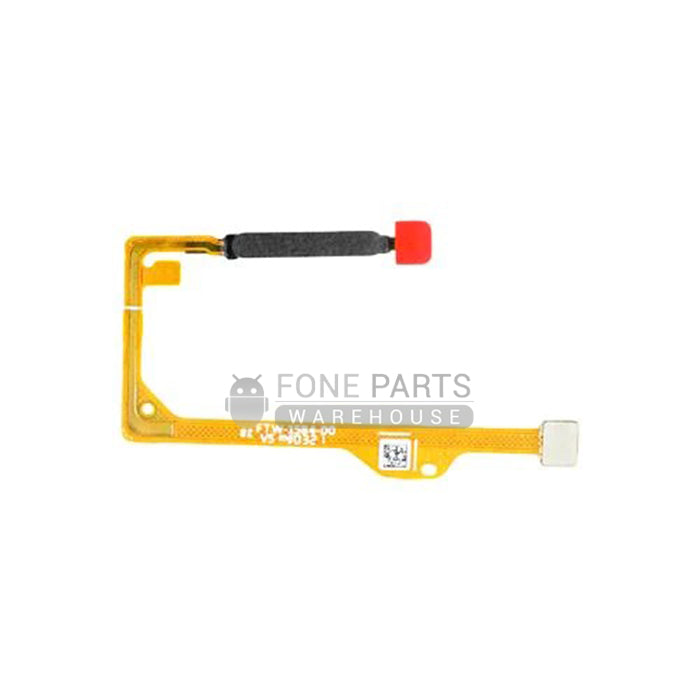 For P Smart 2021 Replacement Fingerprint Sensor Flex Cable [Midnight Black]