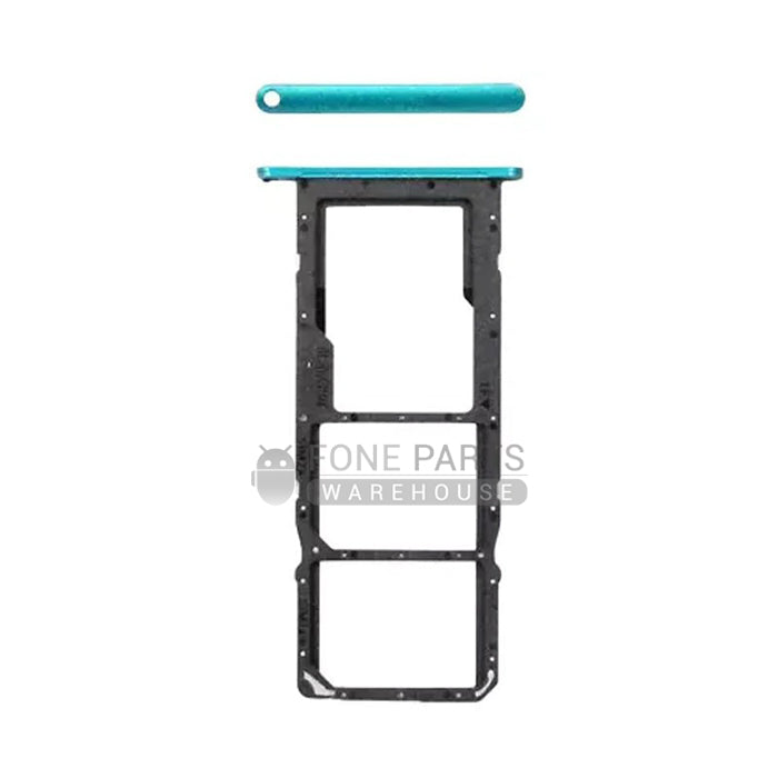 For P Smart 2021 Replacement Sim Card Holder Tray [Crush Green]