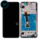 For Huawei P Smart (2019 Lcd screen Digitizer and Frame With Fingerprint in (Black) (Service Pack)