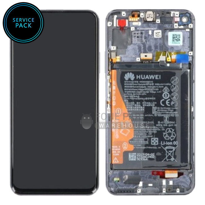 For Huawei mate 20 Pro Lcd Screen with Frame and Battery (Service Pack) [Black]