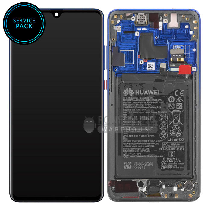 For Huawei mate 20 Pro Lcd Screen with Frame and Battery (Service Pack) [Twilight]