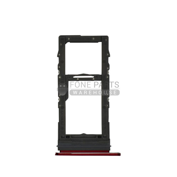 For Galaxy S20 Plus Replacement Sim Tray in [Aura Red]