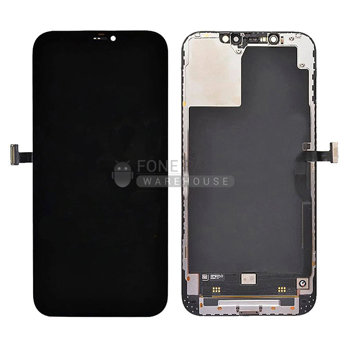 For IPhone 12 Pro max Lcd Screen with Touch Digitizer And Frame [Gold-Platinum]