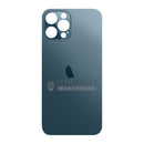 For IPhone 12 Pro Max Replacement Rear Cover Glass [Pacific Blue]