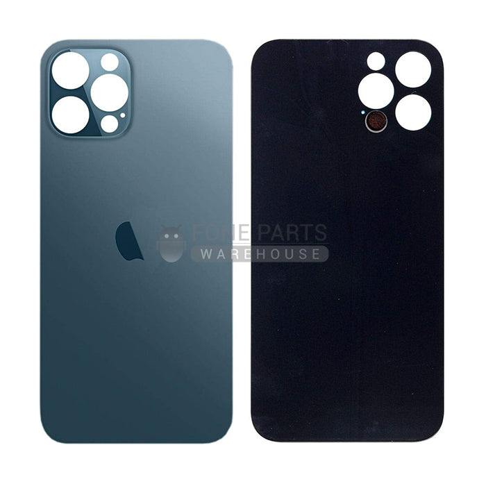 For IPhone 12 Pro Replacement Rear Cover Glass [Pacific Blue]