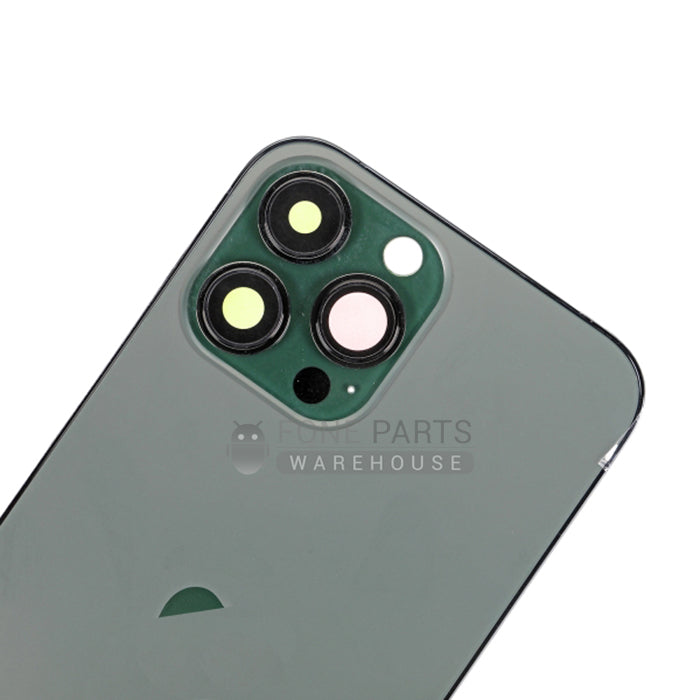 For IPhone 13 Pro Max Genuine Housing With Parts in [Alpine Green] (Grade A Condition Taken From 14 Days Used Phone)