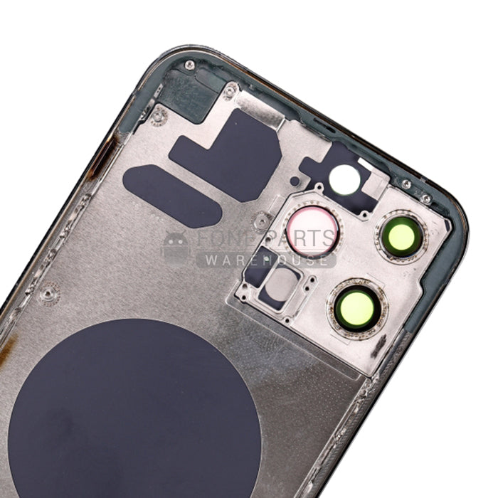 For IPhone 13 Pro Max Genuine Housing With Parts in [Alpine Green] (Grade A Condition Taken From 14 Days Used Phone)