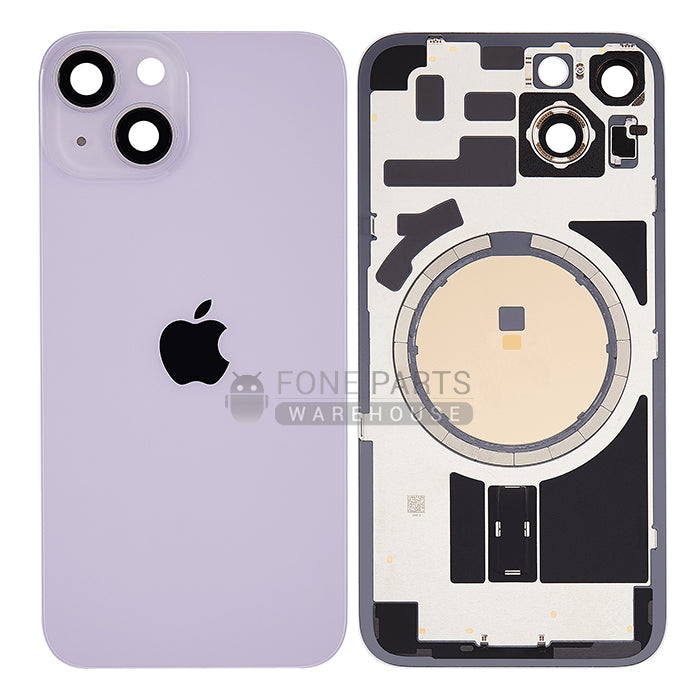 For IPhone 14 Genuine Housing With Parts in [Purple] (Grade A Condition Taken From 14 Days Used Phone)