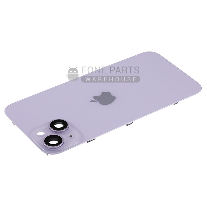 For IPhone 14 Genuine Housing With Parts in [Purple] (Grade A Condition Taken From 14 Days Used Phone)