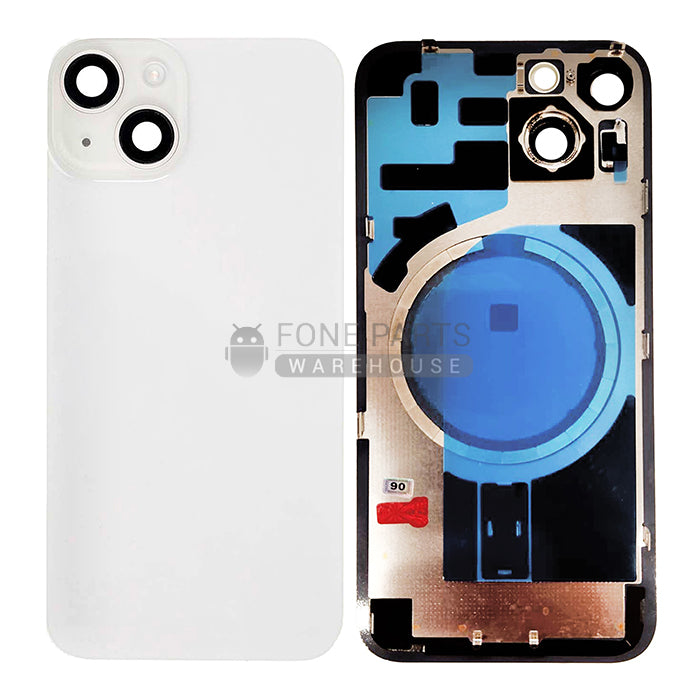 For IPhone 14 Genuine Housing With Parts in [Starlight] (Grade A Condition Taken From 14 Days Used Phone)