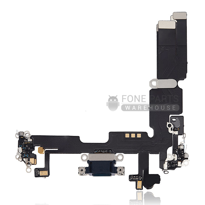 For IPhone 14 Plus Genuine Charging Port Flex Cable[Midnight]