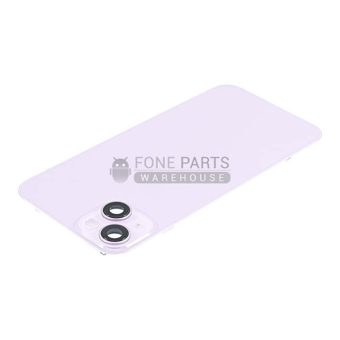 For IPhone 14 Plus Replacement Rear Cover Glass [Purple]