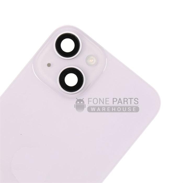 For IPhone 14 Plus Replacement Rear Cover Glass [Purple]