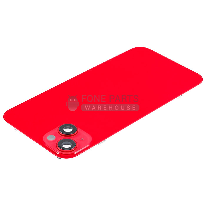 For IPhone 14 Plus Replacement Rear Cover Glass [Red]