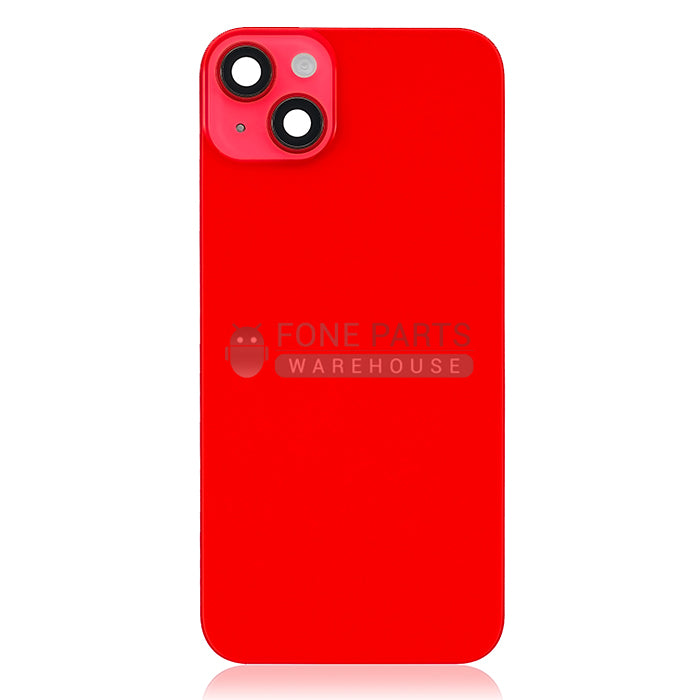 For IPhone 14 Plus Replacement Rear Cover Glass [Red]