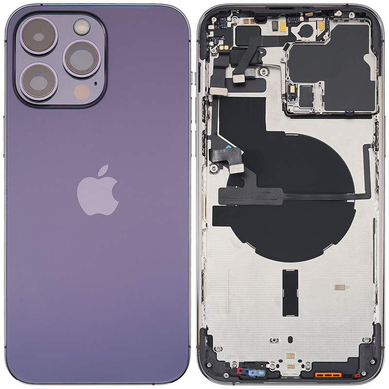 For IPhone 14 Pro Max Genuine Housing With Parts in [Deep Purple] (Grade A Condition Taken From 14 Days Used Phone)