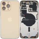 For IPhone 14 Pro Max Genuine Housing With Parts in [Gold] (Grade A Condition Taken From 14 Days Used Phone)