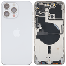 For IPhone 14 Pro Max Genuine Housing With Parts in [Silver] (Grade A Condition Taken From 14 Days Used Phone)