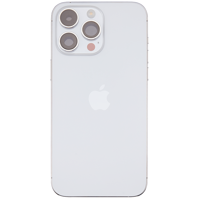 For IPhone 14 Pro Max Genuine Housing With Parts in [Silver] (Grade A Condition Taken From 14 Days Used Phone)