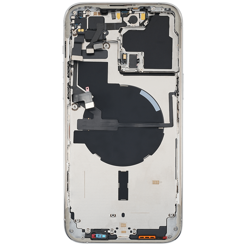 For IPhone 14 Pro Max Genuine Housing With Parts in [Silver] (Grade A Condition Taken From 14 Days Used Phone)