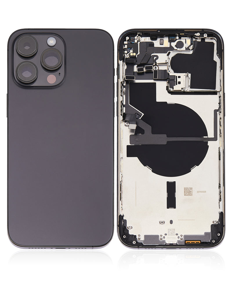 For IPhone 14 Pro Max Genuine Housing With Parts in [Space Black] (Grade A Condition Taken From 14 Days Used Phone)