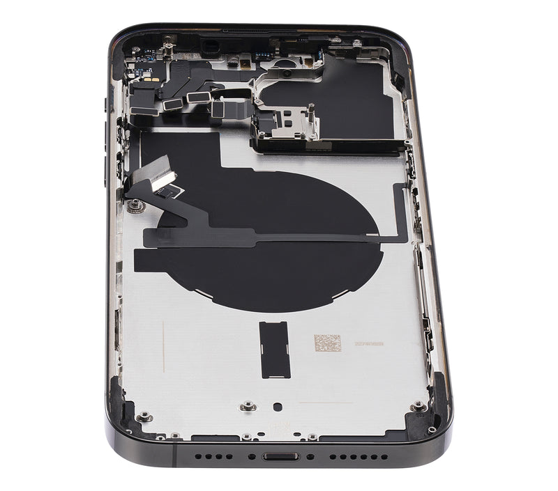 For IPhone 14 Pro Max Genuine Housing With Parts in [Space Black] (Grade A Condition Taken From 14 Days Used Phone)