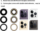 For IPhone 14 Pro Max Rear Camera Lens With Adhesive [All 3 Camera Set of 5 Pcs]