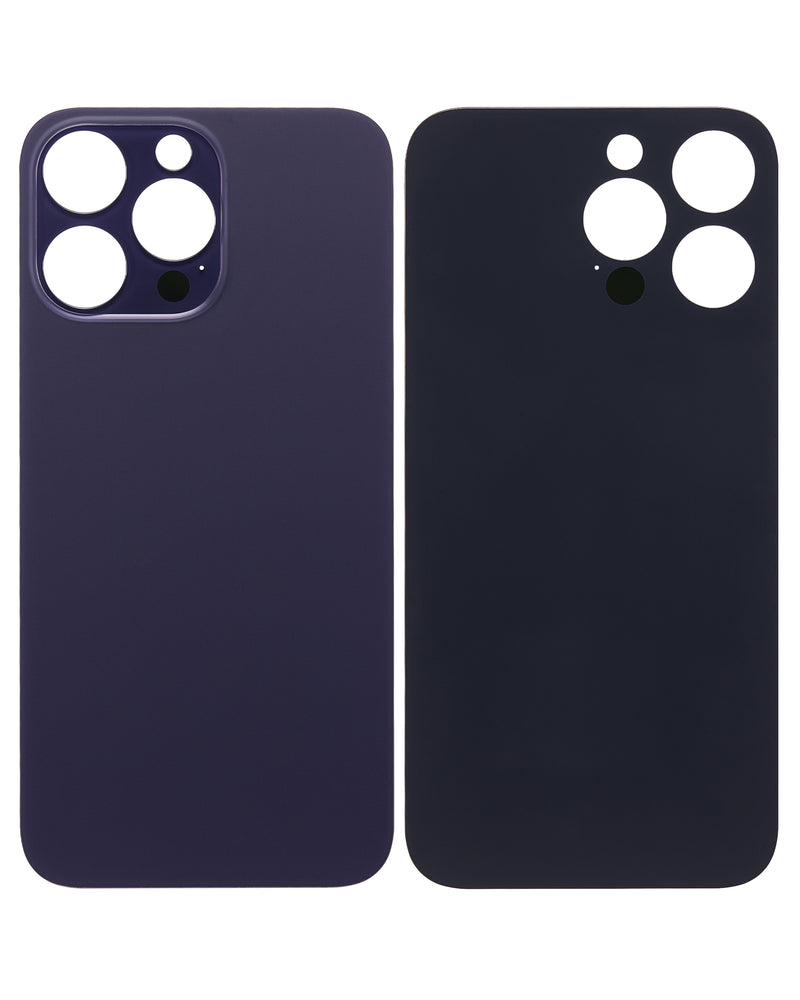 For IPhone 14 Pro Max Replacement Rear Cover Glass [Deep Purple]