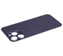 For IPhone 14 Pro Max Replacement Rear Cover Glass [Deep Purple]