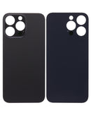 For IPhone 14 Pro Max Replacement Rear Cover Glass [Space Black]