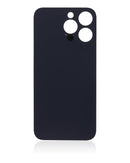 For IPhone 14 Pro Max Replacement Rear Cover Glass [Space Black]