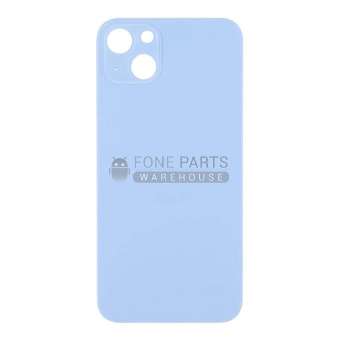 For IPhone 14 Replacement Rear Cover Glass [Blue]