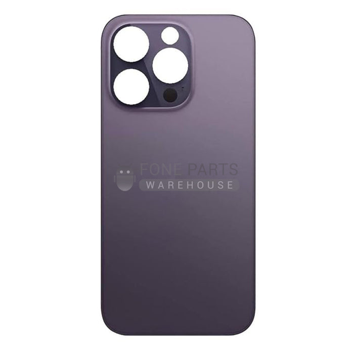 For IPhone 14 Replacement Rear Cover Glass [Purple]