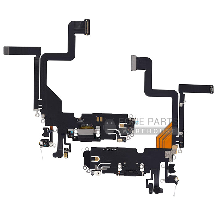 For IPhone 14 pro Genuine Charging Port Flex Cable[Space Black]