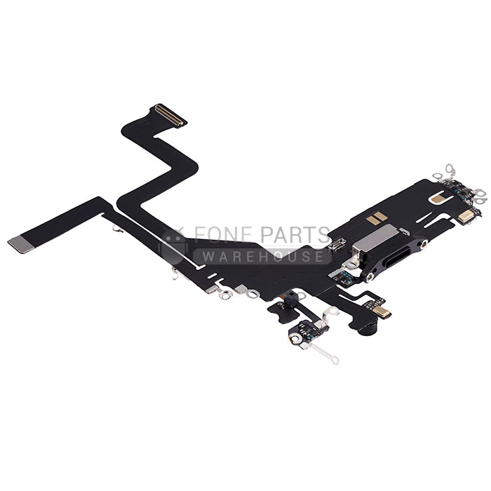 For IPhone 14 pro Genuine Charging Port Flex Cable[Space Black]